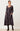 Supriya Jersey A-line Long-Sleeve Midi Dress - Black/Slate