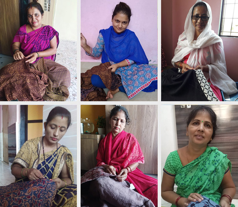 Ghar Udyog Collective embroidery artisans