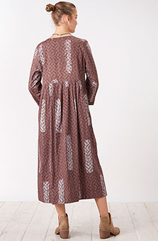 Geethali Dress - Dusty plum