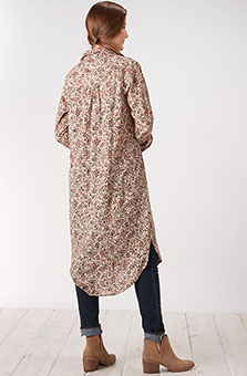 Kamya Shirt Dress - Natural/Multi
