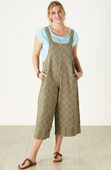 Deepti Overalls - Soft olive
