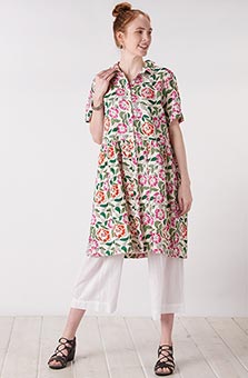 Rajni Dress - Natural/Multi